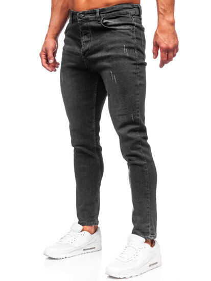 Uomo Pantaloni in jeans regular fit Nero Bolf 6062