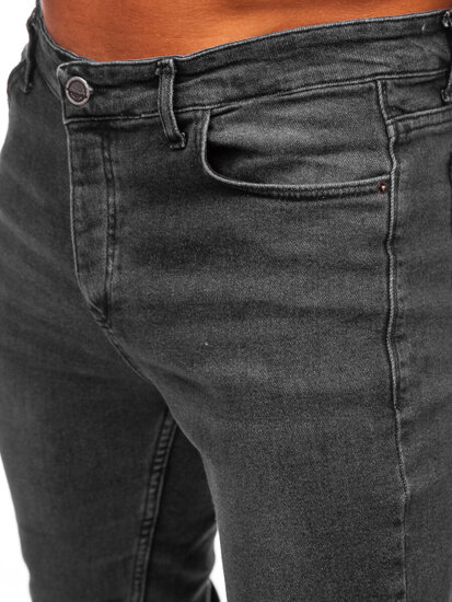 Uomo Pantaloni in jeans regular fit Nero Bolf 6077