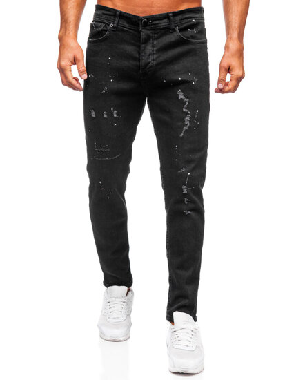 Uomo Pantaloni in jeans regular fit Nero Bolf 6855