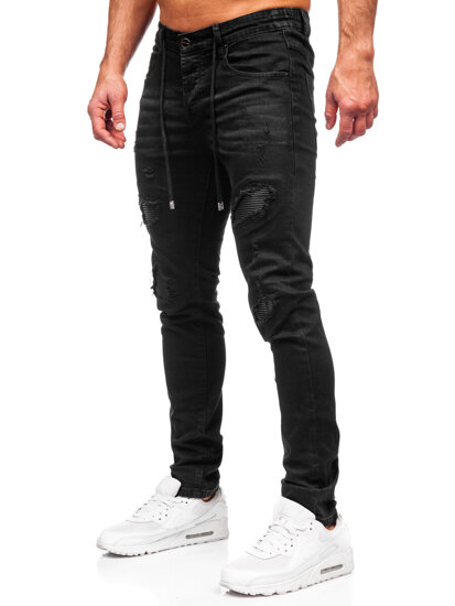 Uomo Pantaloni in jeans regular fit Nero Bolf MP0100N