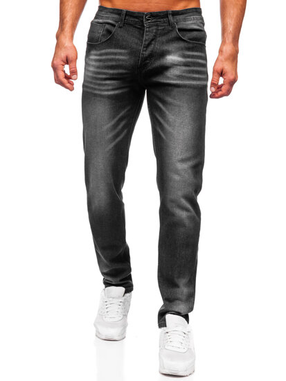 Uomo Pantaloni in jeans regular fit Nero Bolf MP0199N