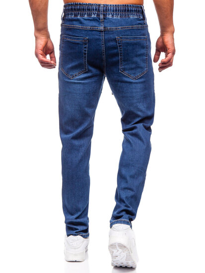 Uomo Pantaloni in jeans regular fit blu scuro Bolf 9092