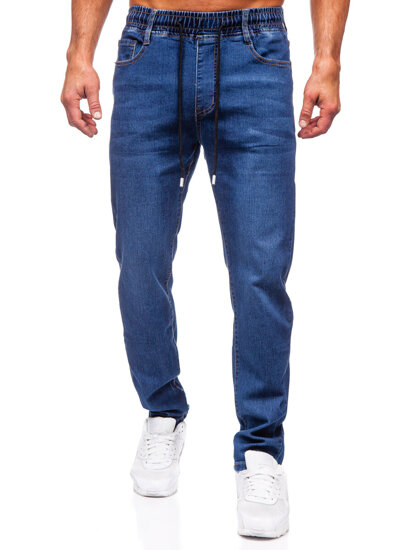 Uomo Pantaloni in jeans regular fit blu scuro Bolf 9092