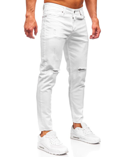 Uomo Pantaloni in jeans slim fit Bianco Bolf 5873