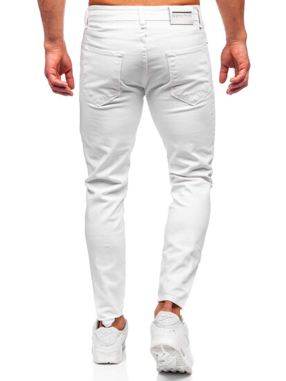 Uomo Pantaloni in jeans slim fit Bianco Bolf 5876