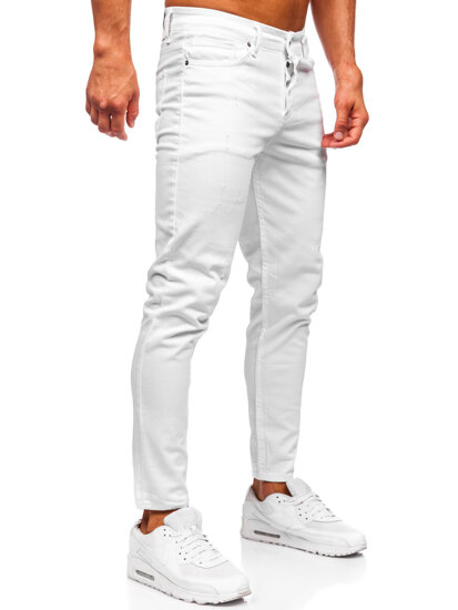 Uomo Pantaloni in jeans slim fit Bianco Bolf 5888