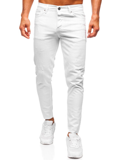 Uomo Pantaloni in jeans slim fit Bianco Bolf 5888