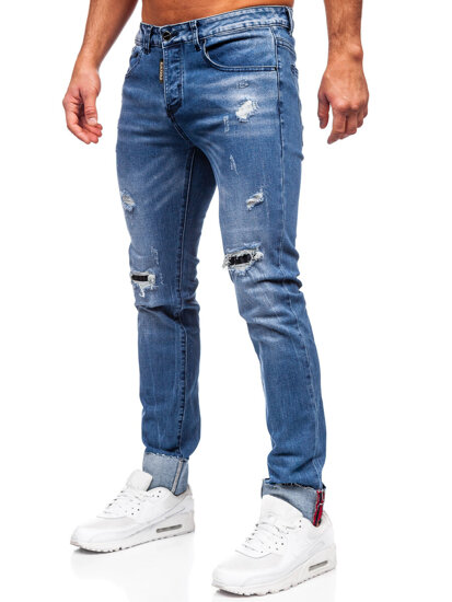 Uomo Pantaloni in jeans slim fit Blu Bolf MP0126B