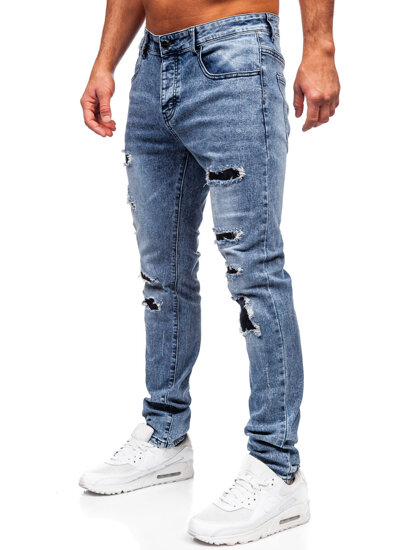 Uomo Pantaloni in jeans slim fit Blu Bolf MP0153B