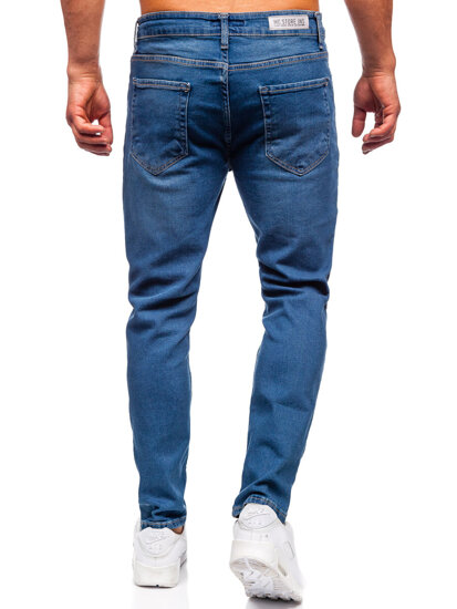 Uomo Pantaloni in jeans slim fit Blu scuro Bolf 6452