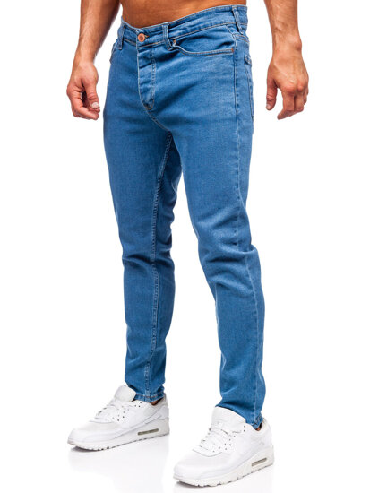 Uomo Pantaloni in jeans slim fit Blu scuro Bolf 6455