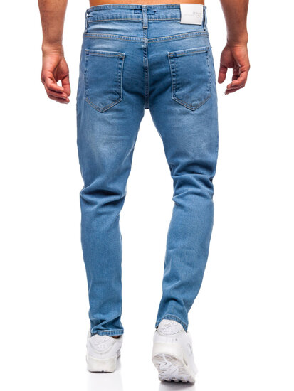 Uomo Pantaloni in jeans slim fit Blu scuro Bolf 6462