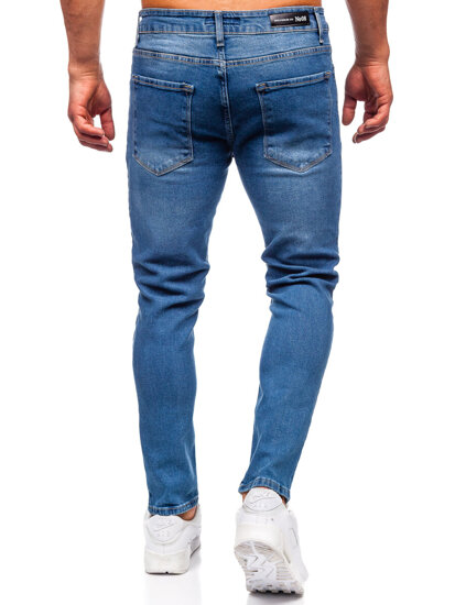 Uomo Pantaloni in jeans slim fit Blu scuro Bolf 6469