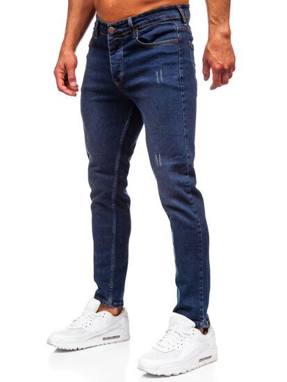 Uomo Pantaloni in jeans slim fit Blu scuro Bolf 6479