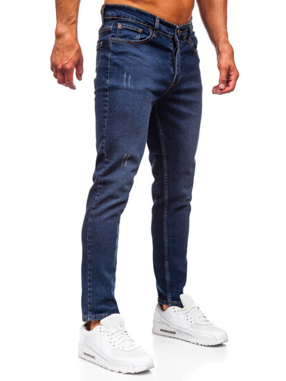 Uomo Pantaloni in jeans slim fit Blu scuro Bolf 6479