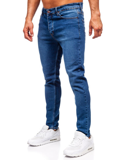 Uomo Pantaloni in jeans slim fit Blu scuro Bolf 6482