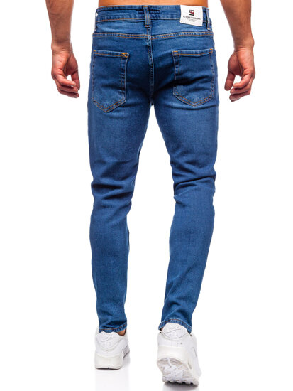 Uomo Pantaloni in jeans slim fit Blu scuro Bolf 6482