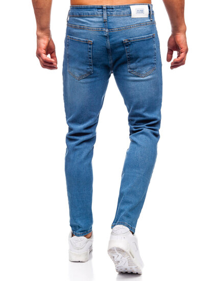 Uomo Pantaloni in jeans slim fit Blu scuro Bolf 6485