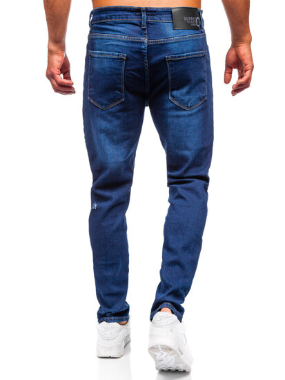 Uomo Pantaloni in jeans slim fit Blu scuro Bolf 6516