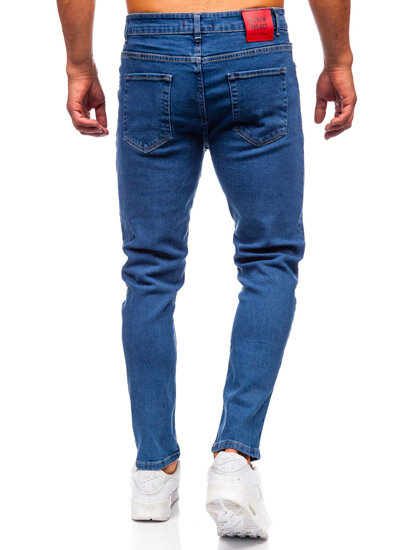 Uomo Pantaloni in jeans slim fit Blu scuro Bolf 6565