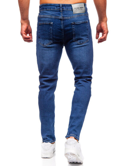 Uomo Pantaloni in jeans slim fit Blu scuro Bolf 6566-2