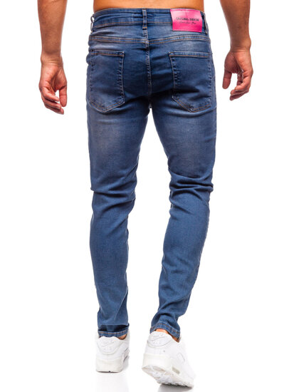 Uomo Pantaloni in jeans slim fit Blu scuro Bolf 6587