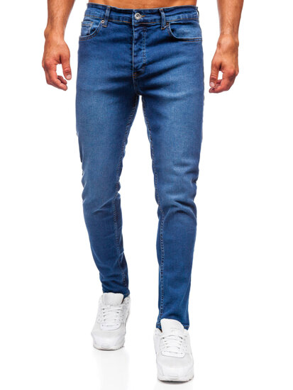 Uomo Pantaloni in jeans slim fit Blu scuro Bolf 6591