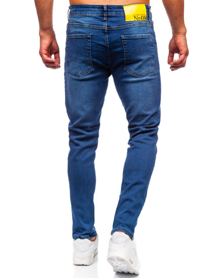 Uomo Pantaloni in jeans slim fit Blu scuro Bolf 6591