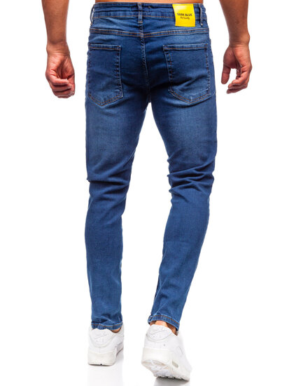 Uomo Pantaloni in jeans slim fit Blu scuro Bolf 6592