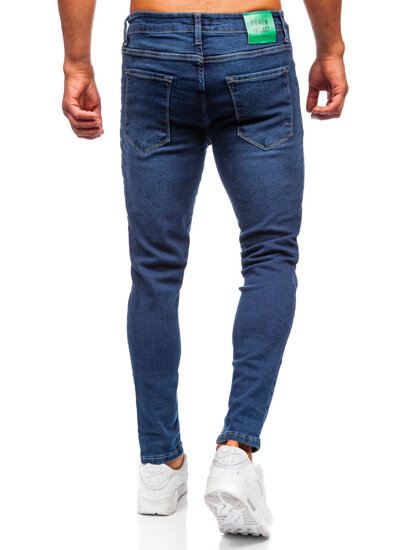 Uomo Pantaloni in jeans slim fit Blu scuro Bolf 6596