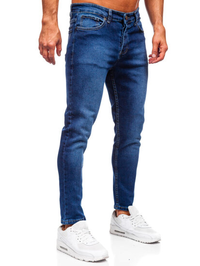 Uomo Pantaloni in jeans slim fit Blu scuro Bolf 6732