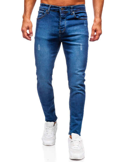 Uomo Pantaloni in jeans slim fit Blu scuro Bolf 6758