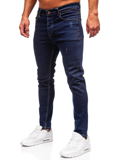 Uomo Pantaloni in jeans slim fit Blu scuro Bolf 6785