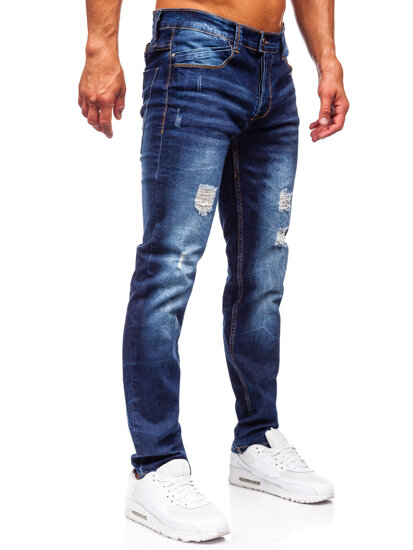 Uomo Pantaloni in jeans slim fit Blu scuro Bolf MP0017BS