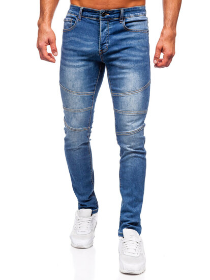 Uomo Pantaloni in jeans slim fit Blu scuro Bolf MP0082BS