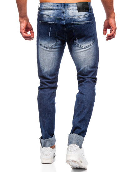 Uomo Pantaloni in jeans slim fit Blu scuro Bolf MP0144BS