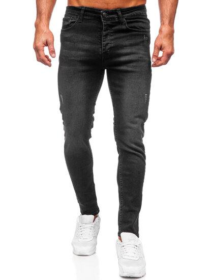 Uomo Pantaloni in jeans slim fit Nero Bolf 6161