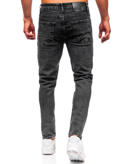 Uomo Pantaloni in jeans slim fit Nero Bolf 6488