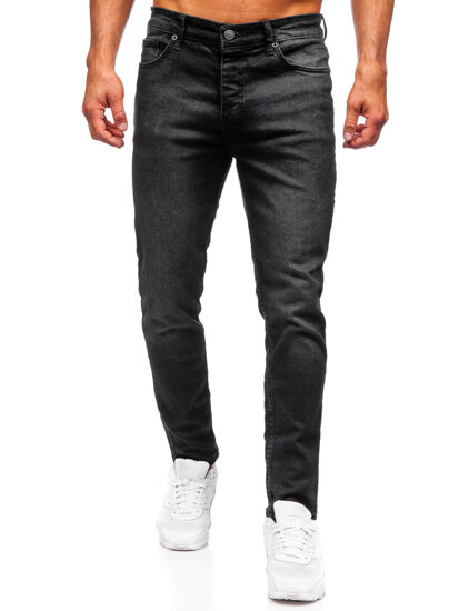 Uomo Pantaloni in jeans slim fit Nero Bolf 6489