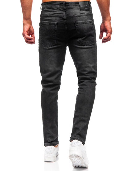 Uomo Pantaloni in jeans slim fit Nero Bolf 6489