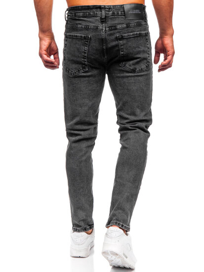 Uomo Pantaloni in jeans slim fit Nero Bolf 6497