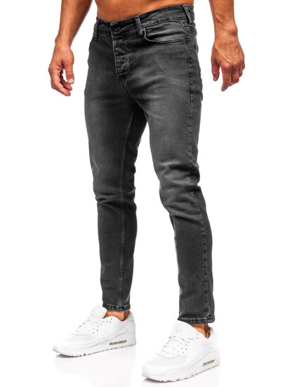 Uomo Pantaloni in jeans slim fit Nero Bolf 6523