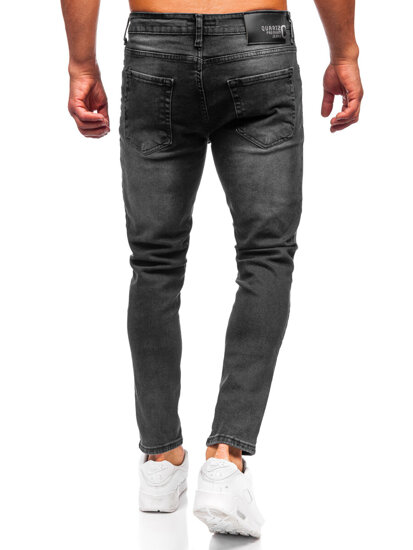 Uomo Pantaloni in jeans slim fit Nero Bolf 6523