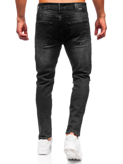 Uomo Pantaloni in jeans slim fit Nero Bolf 6530