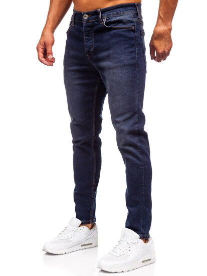 Uomo Pantaloni in jeans slim fit Nero Bolf 6576