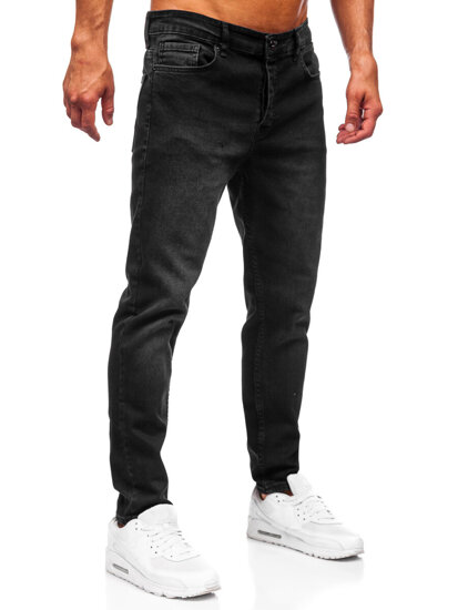 Uomo Pantaloni in jeans slim fit Nero Bolf 6588