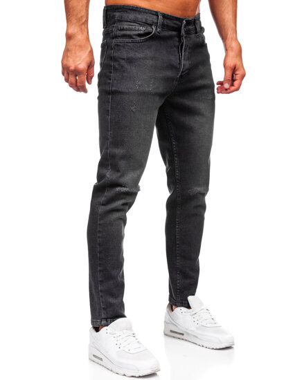 Uomo Pantaloni in jeans slim fit Nero Bolf 6645