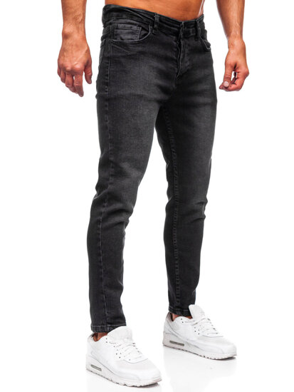 Uomo Pantaloni in jeans slim fit Nero Bolf 6687