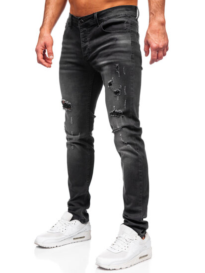 Uomo Pantaloni in jeans slim fit Nero Bolf MP0020N