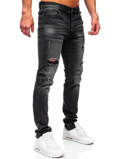 Uomo Pantaloni in jeans slim fit Nero Bolf MP0020N